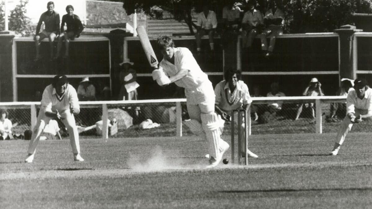 Ian Botham batting for England, 1978