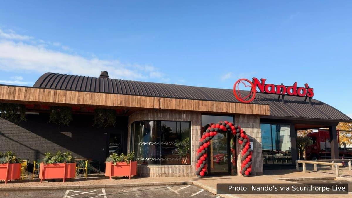 The new Nando's at Gallagher Retail Park, Scunthorpe